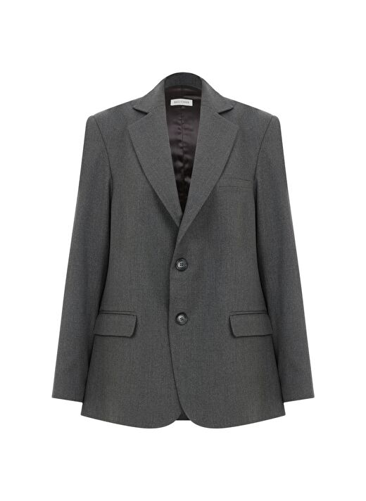 Boxy Blazer Gri 3