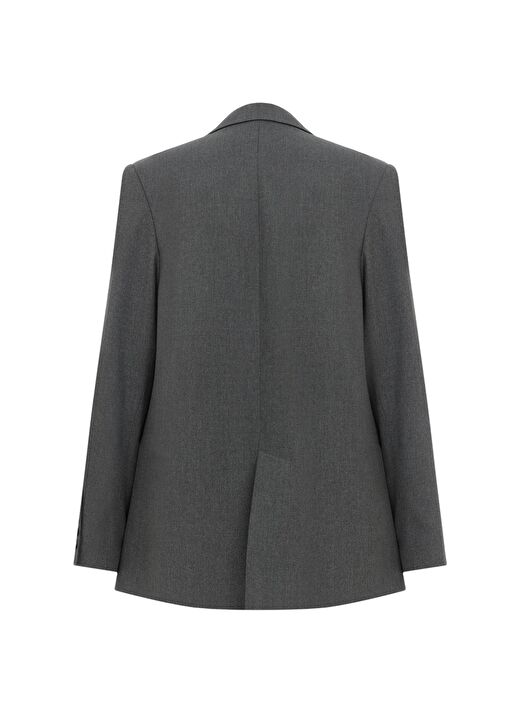 Boxy Blazer Gri 4