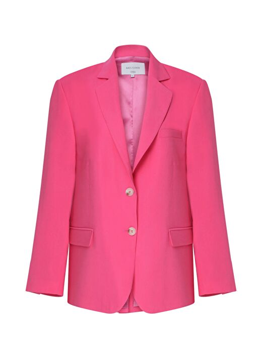 Boxy Blazer Pembe 4