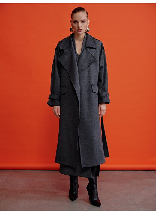 Laura Oversized Kaşmir Palto 1