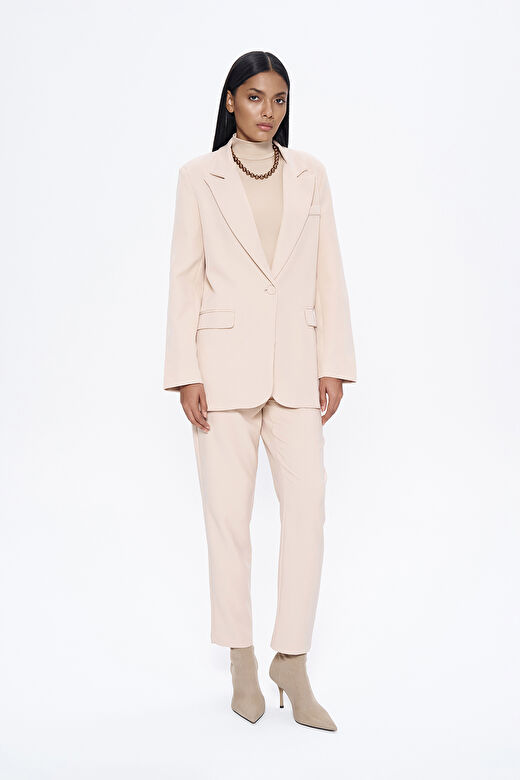 Blazer Ceket Bej 4