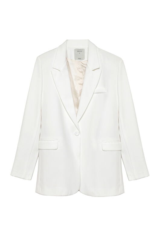 Blazer Ceket Ekru 3
