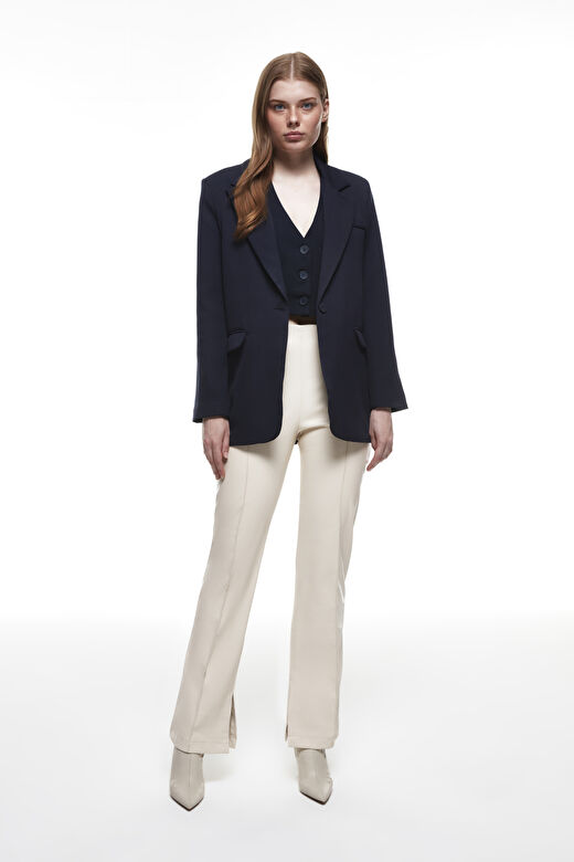 Blazer Ceket Lacivert 1