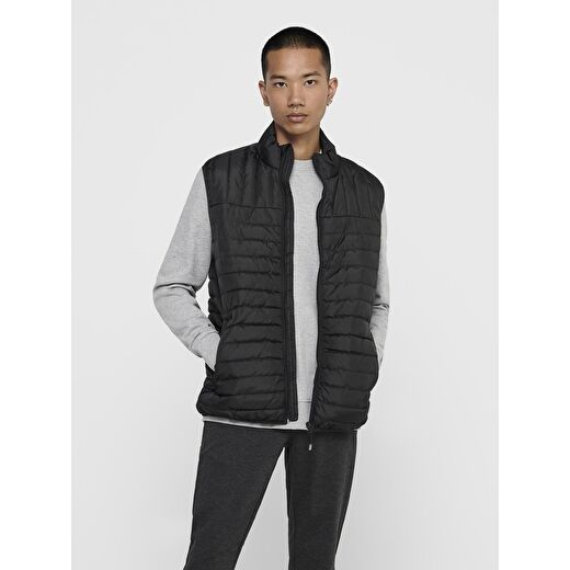 Only & Sons Erkek Premium Paul Quilted Şişme Yelek 22015123-blk 3