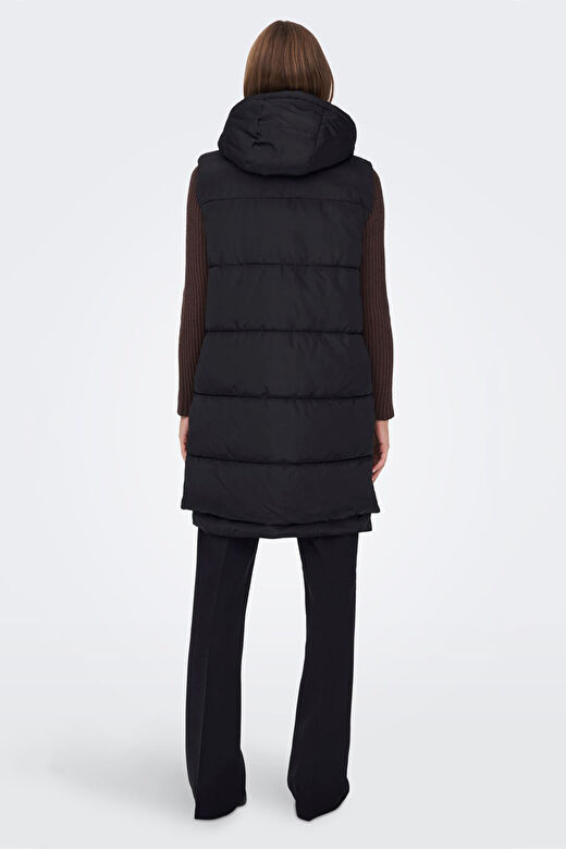 Only Kadın Onlnora Puffer Waistcoat Kadın Siyah Yelek - 15235033 3