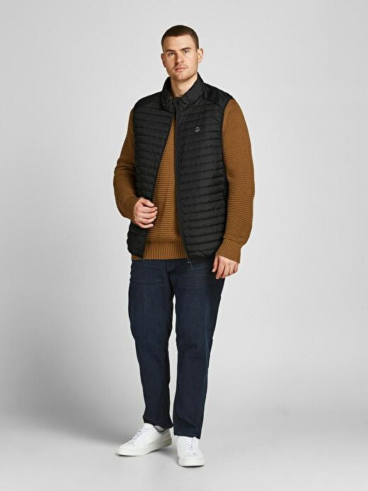 Jack Jones Multı Bodywarmer Erkek Büyük Beden Yelek 12205347 2