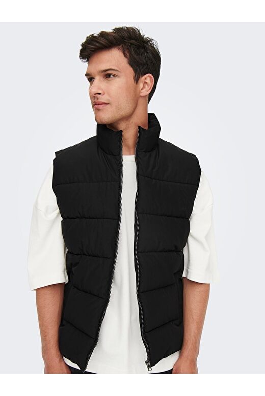 Only & Sons Erkek Şişme Yelek ONSMELVIN LIFE PUFFER VEST -  22022232 1
