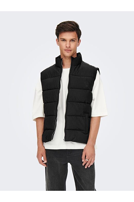 Only & Sons Erkek Şişme Yelek ONSMELVIN LIFE PUFFER VEST -  22022232 2