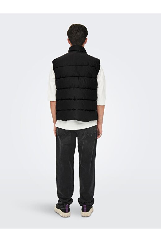 Only & Sons Erkek Şişme Yelek ONSMELVIN LIFE PUFFER VEST -  22022232 3