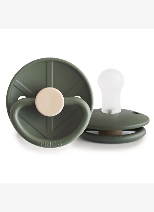 FRIGG Little Viking Silikon Emzik - Ragnar Olive 0-6 Ay 1