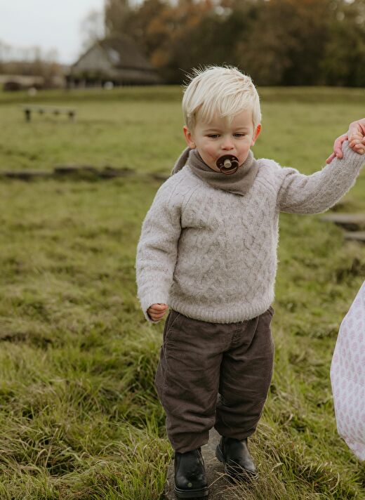 FRIGG Little Viking Silikon Emzik - Björn Cocoa 0-6 Ay 1