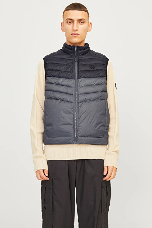 Jack & Jones Erkek Kapüşonsuz Şişme Yelek - 12258457  1