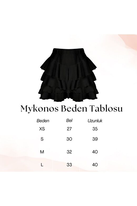 Mykonos Siyah Etek 2