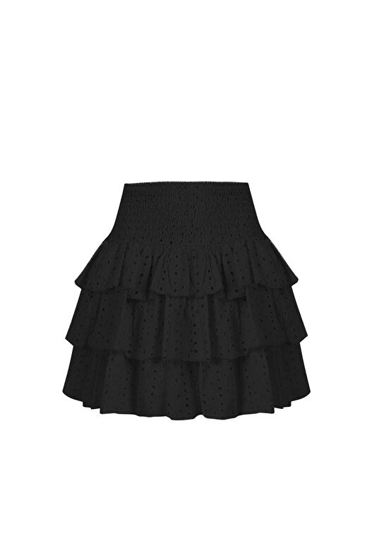 Santa Margarita Brode %100 Pamuk Fırfırlı Şort Etek 2