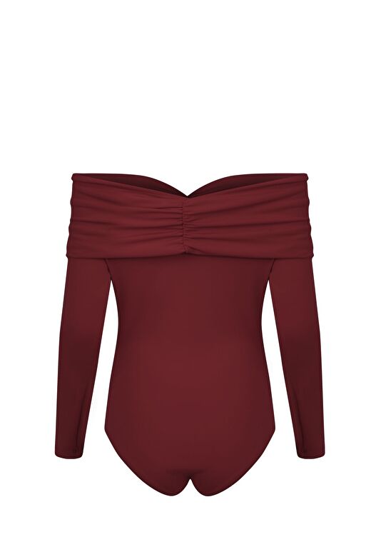 Tolero Uzun Kollu Çıtçıtlı Bodysuit 2