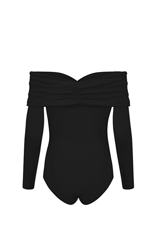 Tolero Uzun Kollu Çıtçıtlı Bodysuit 2