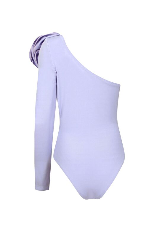 Elba Gül Detaylı Lila Bodysuit 2