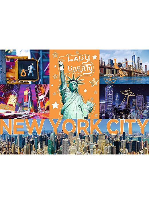 Trefl 1020 Parça New York City Neon Puzzle 1