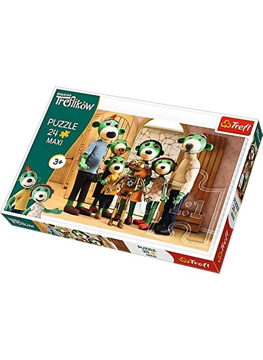 Trefl 24 Parça Robot'la Aile Portresi Maxi Puzzle (Treflik Family) 1
