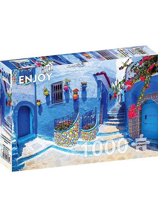 Enjoy 1000 Parçalık Puzzle - Fas'ta Turkuaz Sokak 1