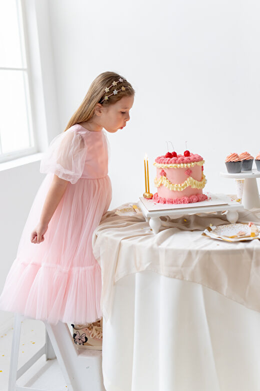 Pembe Princess Maxi Elbise 2