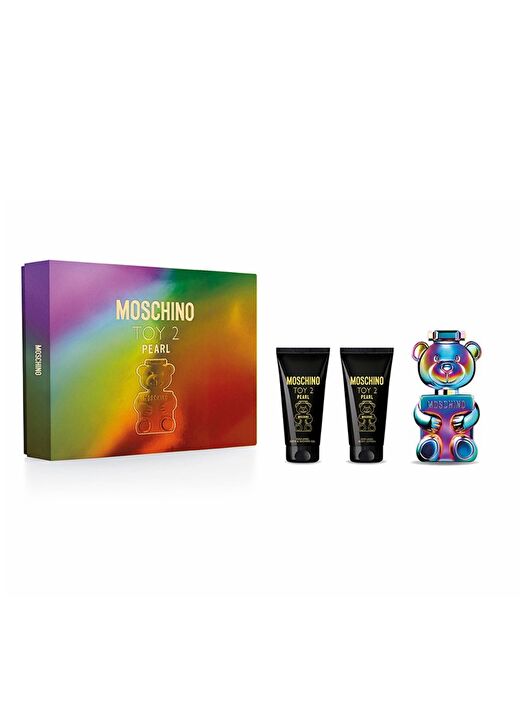 MOSCHINO Toy 2 Pearl Kadın Parfüm Seti 24 (edp parfüm 50ml+duş jeli 50ml+vücut losyonu 50ml) 1
