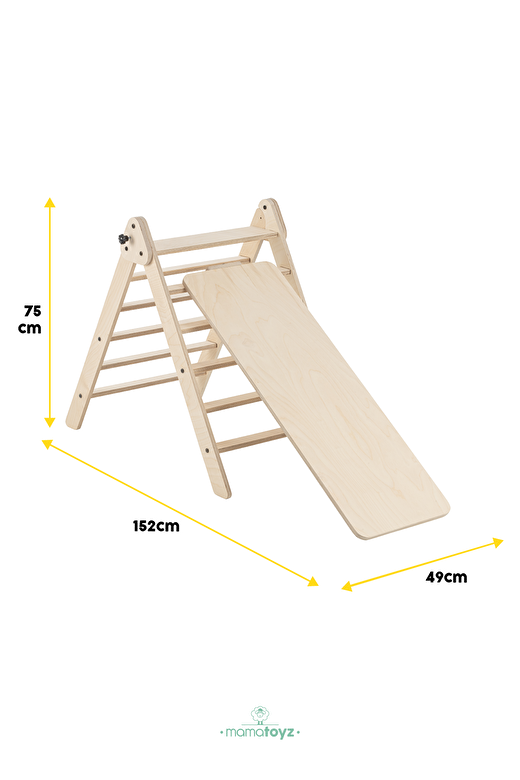 18 Pikko Pikler + Slide & Climb Pikler + Kaydırak ve Tırmanma 2