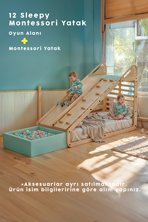 Sleepy | Montessori Ahşap Yatak 4