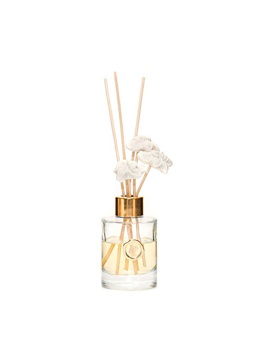 100 ml Gold Boyunlu Cam Şişe Vanilya Sandal Oda Kokusu 1
