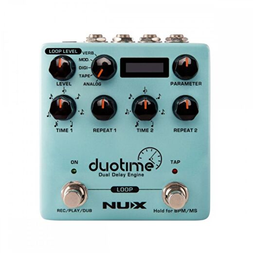 Nux Duo Time Stereo Delay Pedalı 1