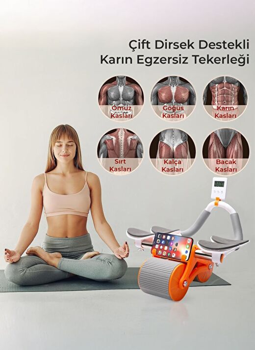 Dirsek Destekli Mekik, Karın Egzersiz Aleti 4