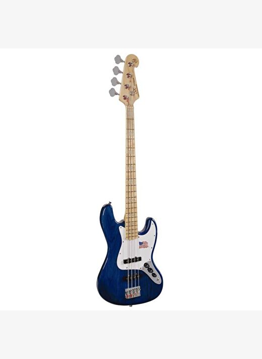 SX SJB75/TBU Bas Gitar (Trans Blue) 1