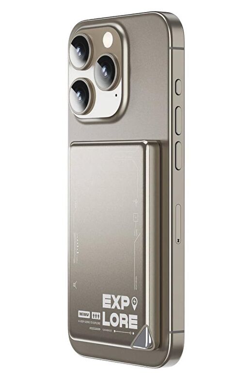 Wiwu P019 Explore Serisi İnce Magsafe Powerbank 15W 5000mAh 1