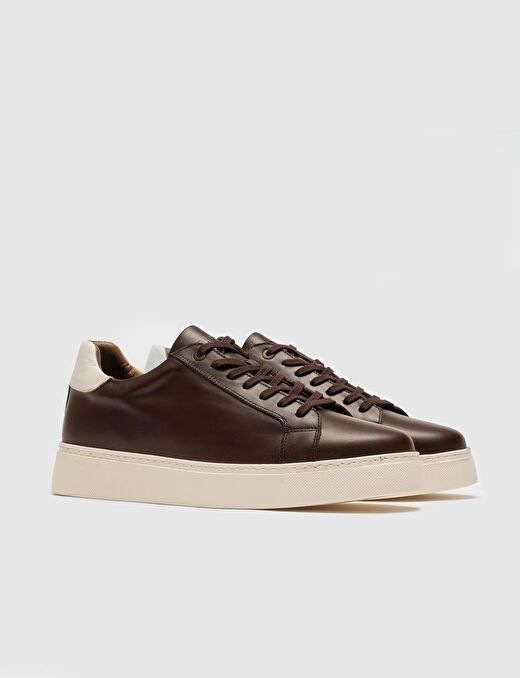 Cabani Ayakkabı Beyaz Erkek Deri Sneaker 115822 2