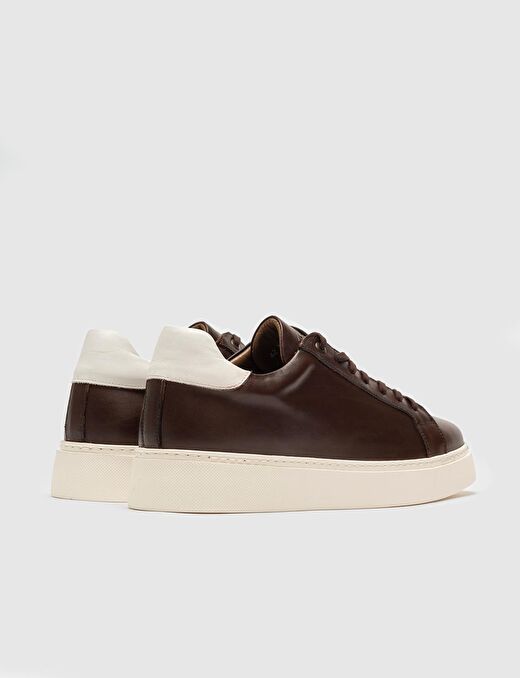 Cabani Ayakkabı Beyaz Erkek Deri Sneaker 115822 3
