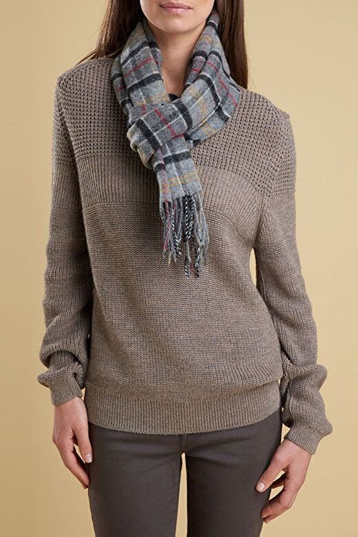 Barbour Unisex Tartan Yün Atkı (%100 Lambswool) TN71 Modern Tartan 1