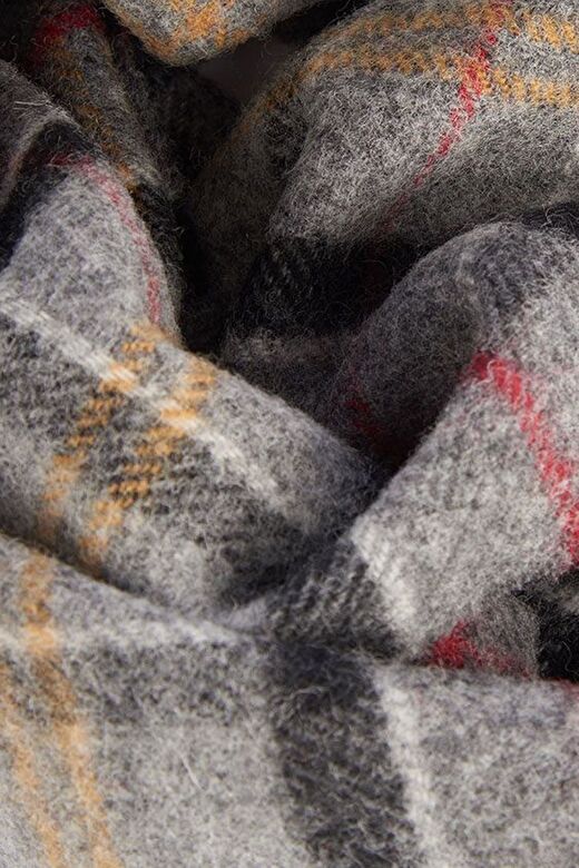 Barbour Unisex Tartan Yün Atkı (%100 Lambswool) TN71 Modern Tartan 3