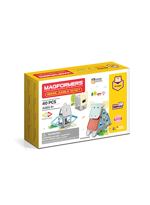 Magformers Mıknatıslı Animal Jumble Set - 40 Parça 4