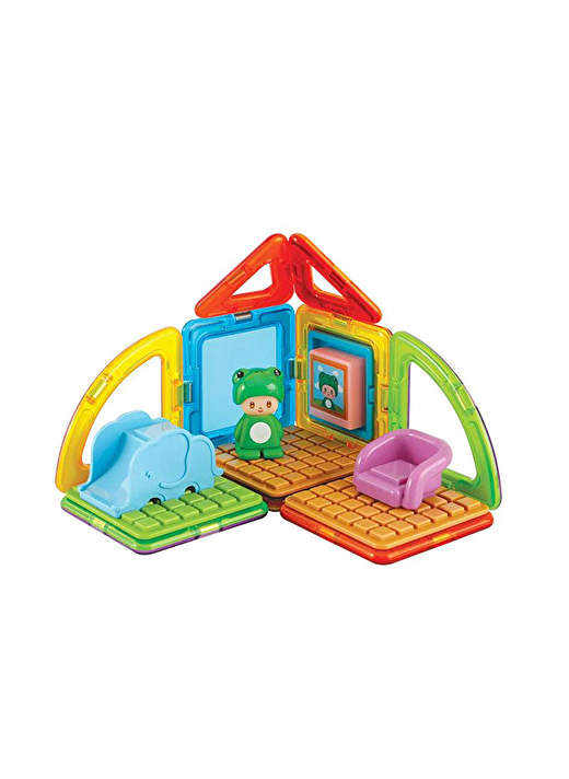 Magformers Mıknatıslı Cube HouseSet - Frog - 20 Parça 2