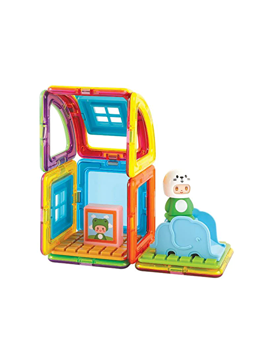 Magformers Mıknatıslı Cube HouseSet - Frog - 20 Parça 3