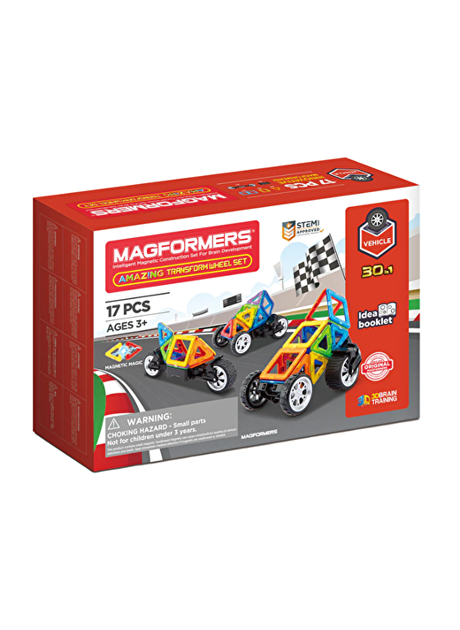 Magformers Mıknatıslı Amazing Transform Wheel Set - 17 Parça 4