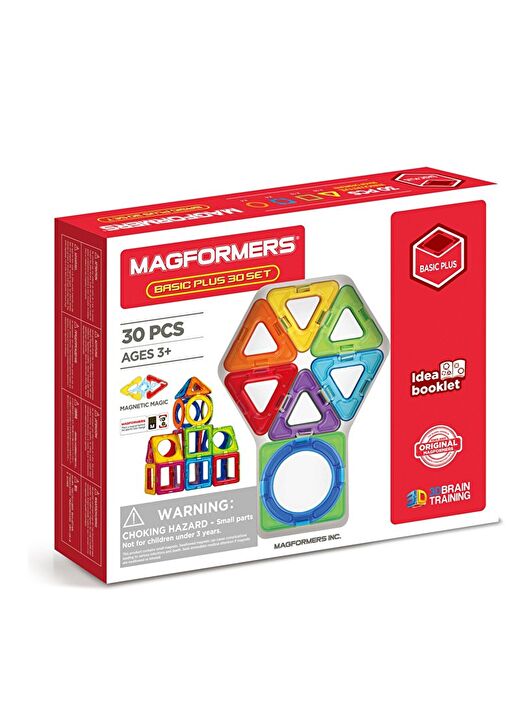 Magformers Mıknatıslı Basic Plus Set - 30 Parça 1