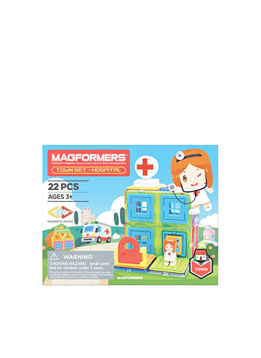 Magformers Mıknatıslı Hospital Set - 22  Parça 4