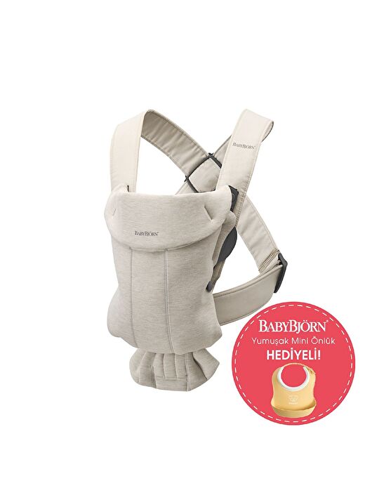 BabyBjörn Kanguru Mini Cotton 3D Jersey / Light Beige 3