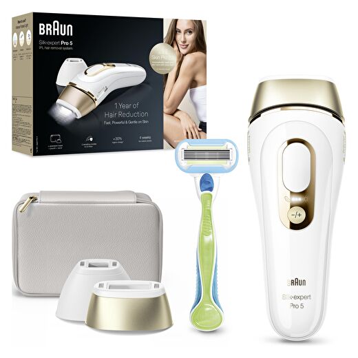 Braun IPL Silk·expert Pro 5, Evde Tüy Alma, Çanta, Venus Tıraş Makinesi, 2 Başlık ile, PL5152 2