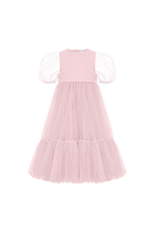 Pembe Princess Maxi Elbise 4