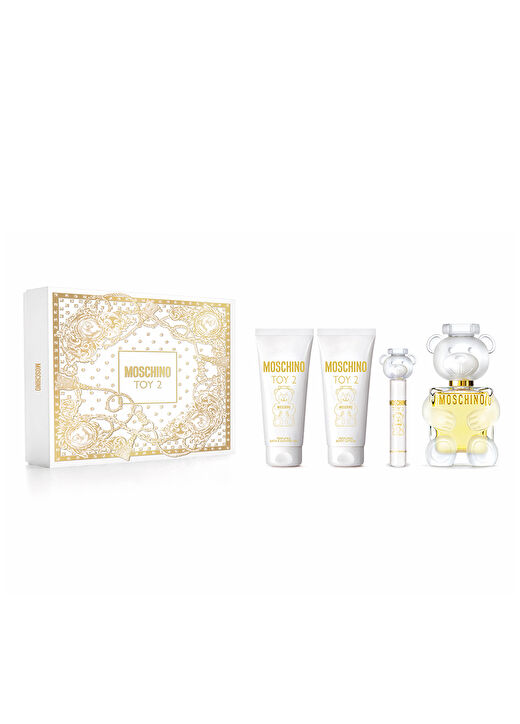 MOSCHINO Toy 2 EDP Parfüm Seti (edp parfüm 100ml+duş jeli 100ml+vücut losyonu 100ml+ 10 ml) 1
