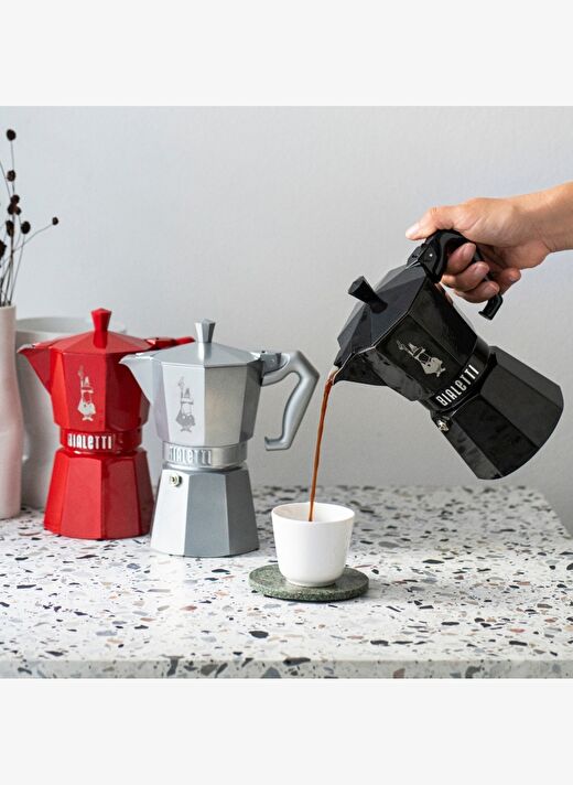 Bialetti Moka Express Excl. Siyah 6 Cup 2