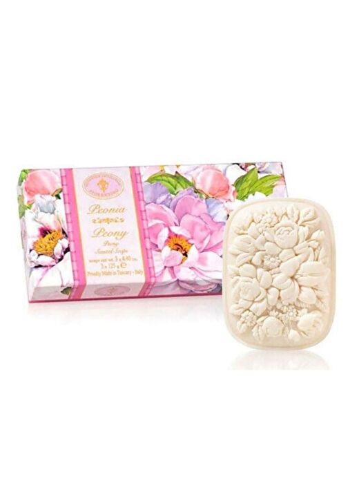 Saponificio Artigianale Fiorentino Sabun 3*125 Gr - Peony 1