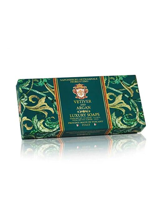 Saponificio Artigianale Fiorentino Sabun 3*125 Gr - Vetiver and Argan 1